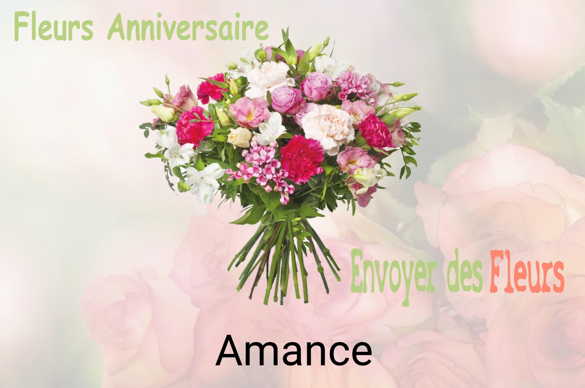 Bouquet de fleurs d’anniversaire livré à Amance
